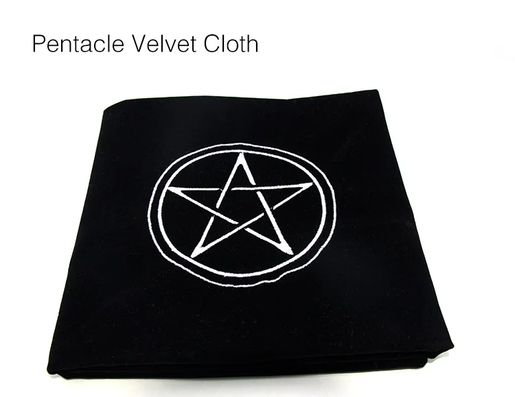 Вышивка Узор алтарь Пентакль солнце Таро карты партии Ткань Скатерть Divination Wicca