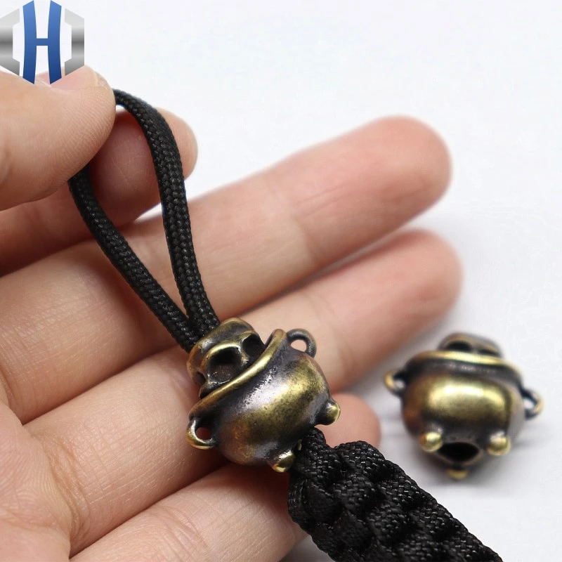 Чистый медный нож бисер латунь DIY Набор инструментов для выживания в походных