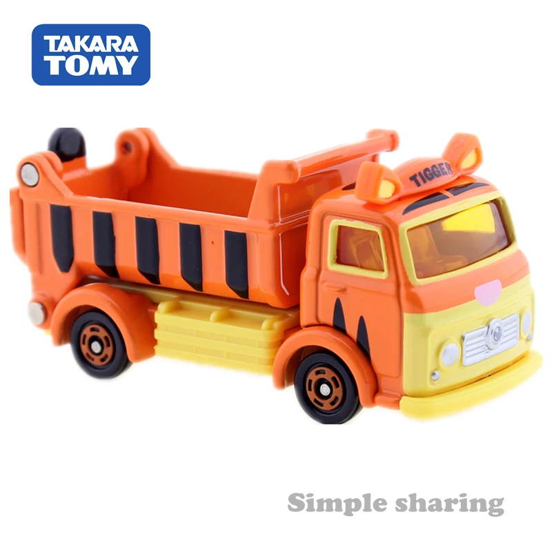 Takara Tomy Tomica DISNEY MOTORS DM09 Аниме фигурки каскадные тигровые автомобили литые