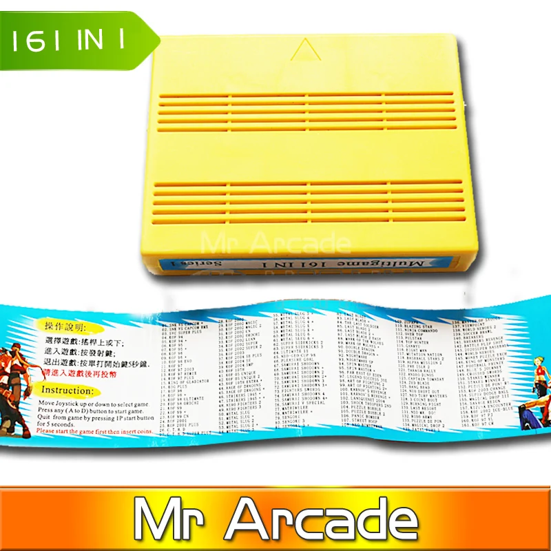 Картриджи MVS 161in1 neo geo mvs 161 в 1 мультиигровые картриджи для печатной платы игрового