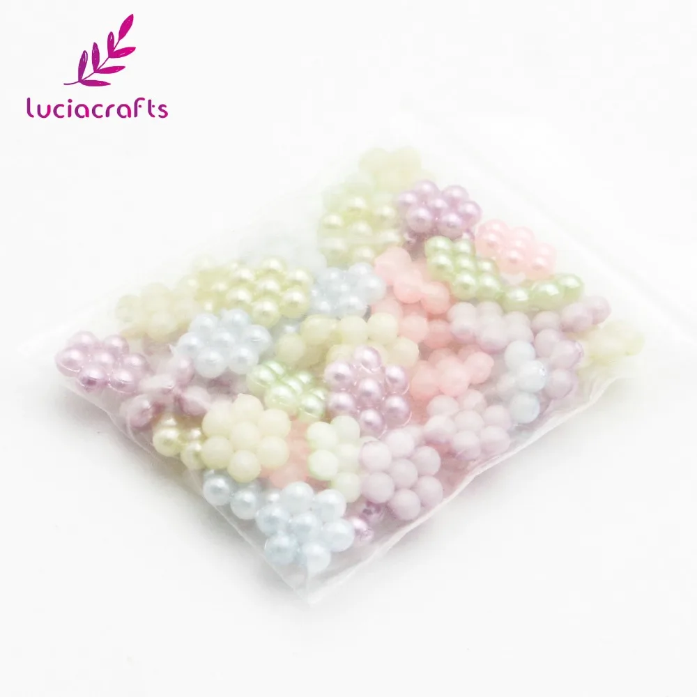 48 шт 8 мм Разноцветные цветы форма смолы Flatback бусины Сделай Сам ручной работы швейный чехол для телефона аксессуары F0414