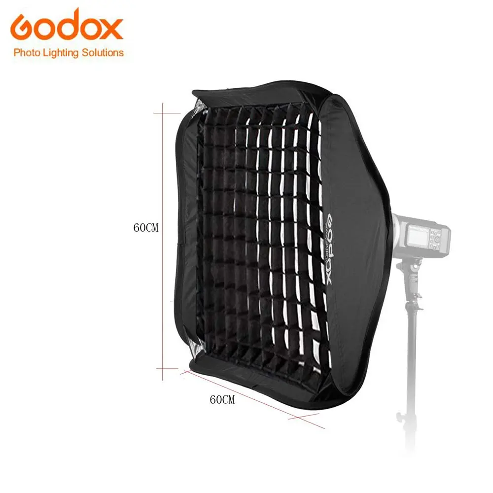 Godox софтбокс 60x60 см 24x24 дюймов Портативный диффузор S Тип кронштейн Bowens крепление