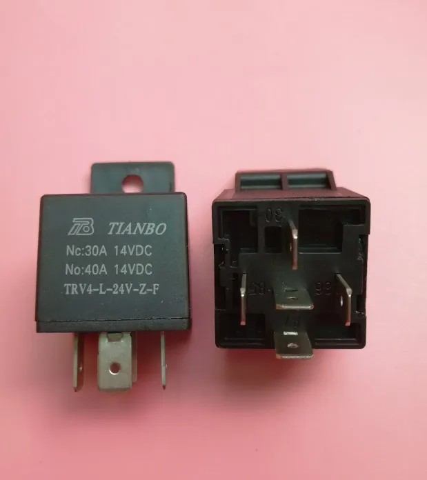 Новинка автомобильное реле для авто на 24 В фотосессия 4l24vzf постоянного тока 30 А 40