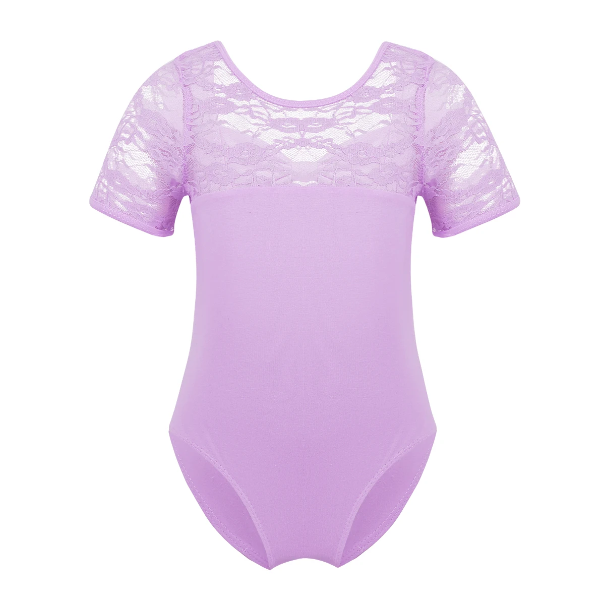 Балерина балетные трико хлопок балетное платье Camisole Turnpakje девушки балетный танцевальный костюм трико для гимнастики Одежда для танцев платье - Color: Lavender