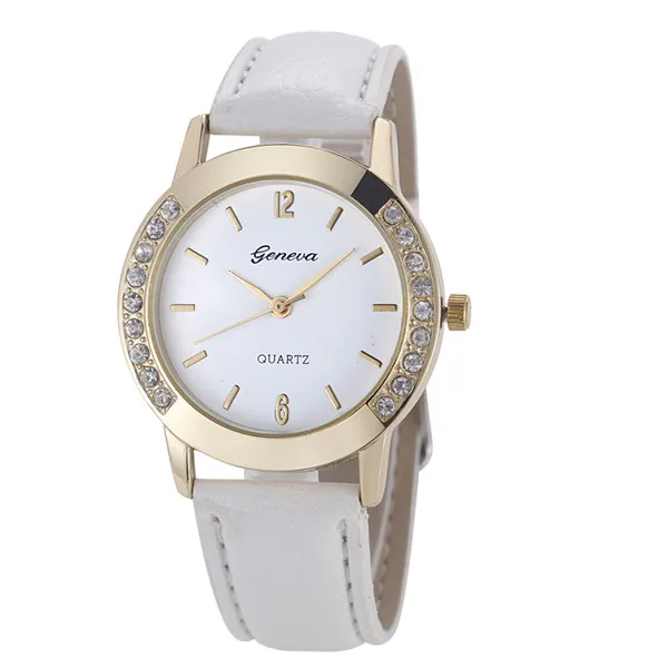 White Relojes mujer Брендовые Часы для женщин женские часы Gofuly женские кожаные кварцевые часы montre femme Лидер продаж - Цвет: White