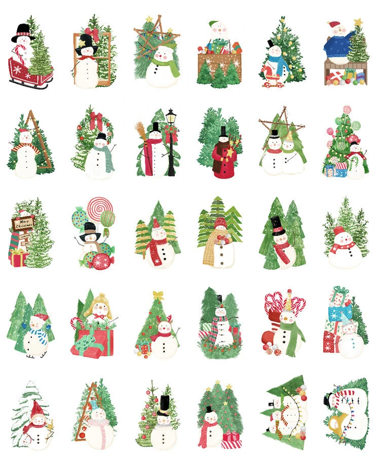 30 шт. снежный человек и его искусство многофункциональное для скрапбукинга
