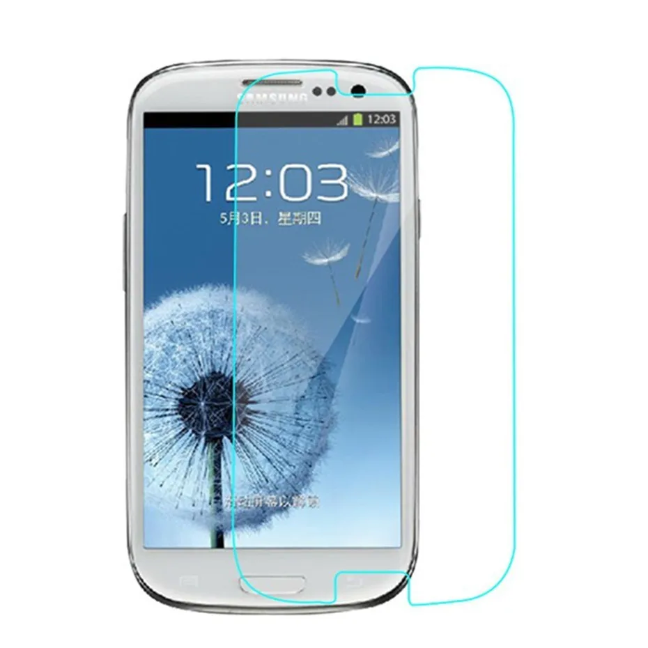 2pcs 9H Ultra-thin protective glass for Samsung Galaxy S3 I9300 screen protector tempered on S iii SIII | Мобильные телефоны и