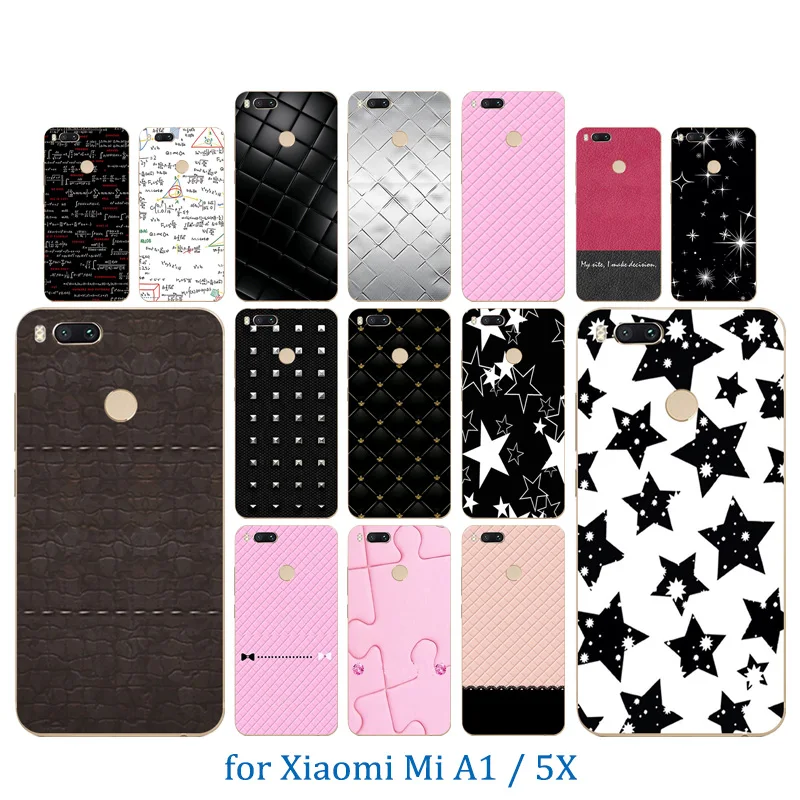 Для Xiaomi Mi A1 чехлы для телефонов Ультратонкий силиконовый чехол 5x с красочным