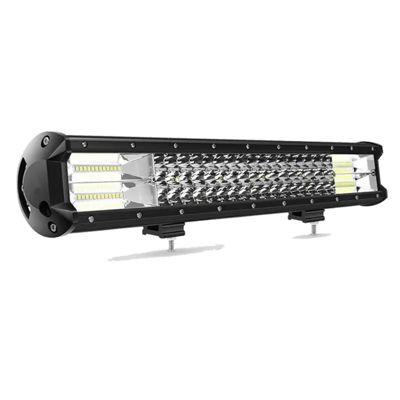 White Light 20 дюймов 288 Вт Светодиодный светильник бар 4X4 ATV белого и желтого цвета противотуманная фара комбо балка для вождения Offroad Лодка автомобиль тягач внедорожник автомобиля 12V 24V - Цвет: White Light