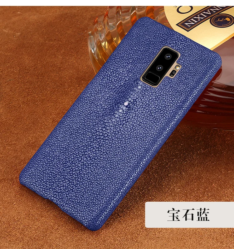 Натуральный скат чехол для телефона для samsung Galaxy S8 S9 Plus s10e чехол задняя крышка для S7 Edge a7 A50 A70 женский модный чехол s