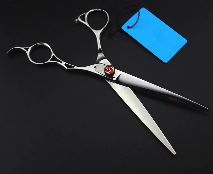 Заказные высококлассные японские 440c Стальные ПЭТ 7 дюймовые ножницы для стрижки