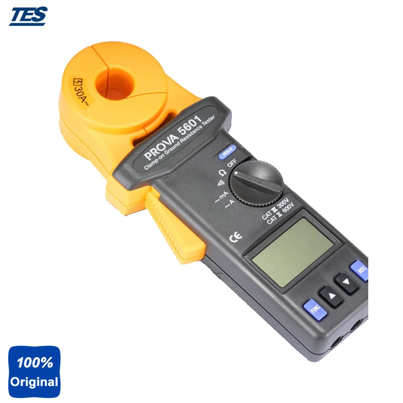 Бесконтактный измеритель сопротивления заземления зажим тестер на