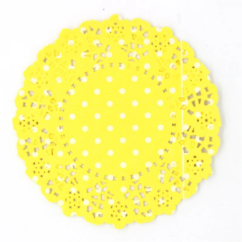 YPP CRAFT 4 5 &quotРазноцветные бумажные салфетки/подложки для свадебной вечеринки