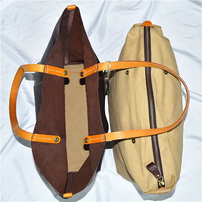 

Nesitu Vintage Yellow Green Black Brown Coffee Vegetable Tanned Genuine Leather Women's Shoulder Bag Handbags Totes M32028