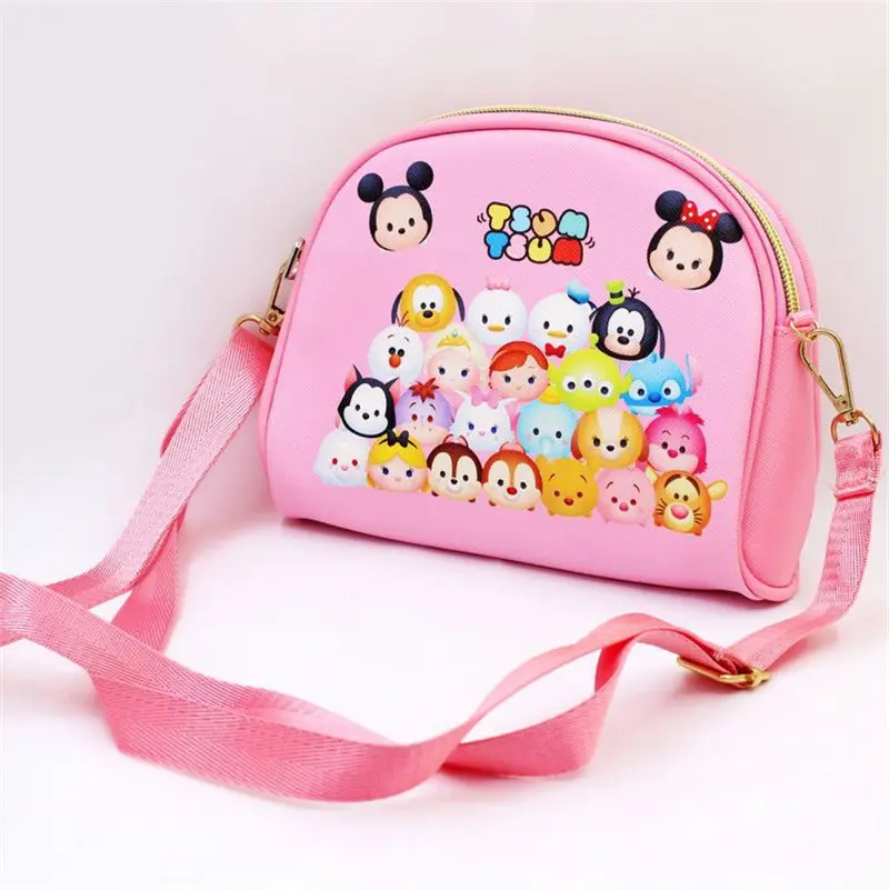 Детские Сумки Disney tsum Микки Маус Минни аниме мультфильм PU маленькая девочка