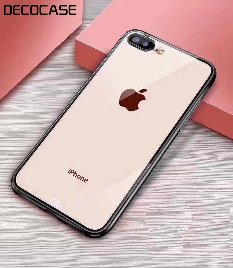 DECOCASE женские мужские мягкие ТПУ силиконовый прозрачный прозрачные телефонные