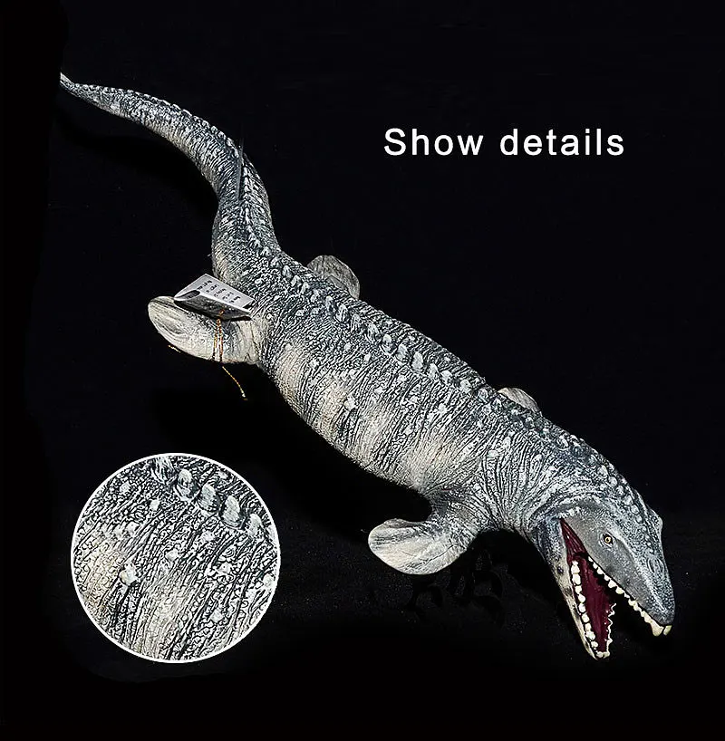 Jurassic большой Mosasaurus динозавр мягкие ПВХ фигурки Модель Коллекция животных Динозавр игрушки для детей