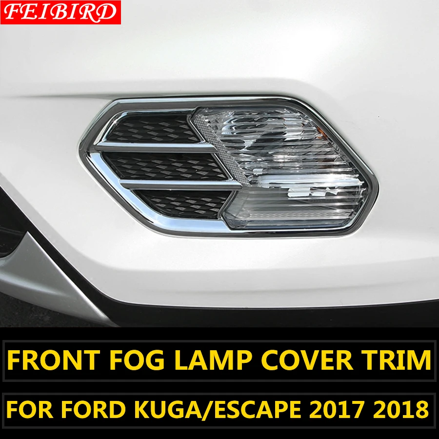 ABS Хромированная передняя рамка для лампы заднего вида с отделкой Ford Kuga / Escape 2017