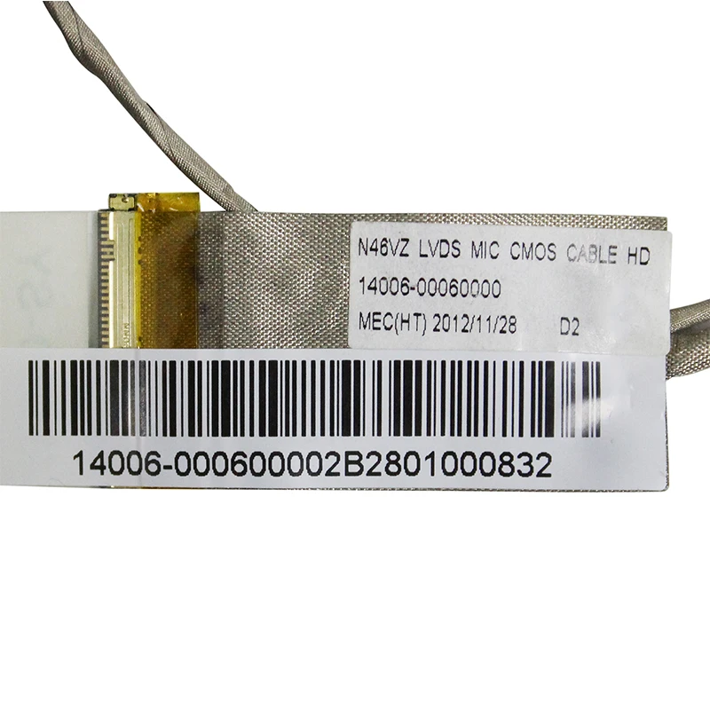 MACHINIST видео экран Flex для ASUS N46VZ N46 N46V N46J N46JV Ноутбук LCD LED LVDS лента показа кабеля