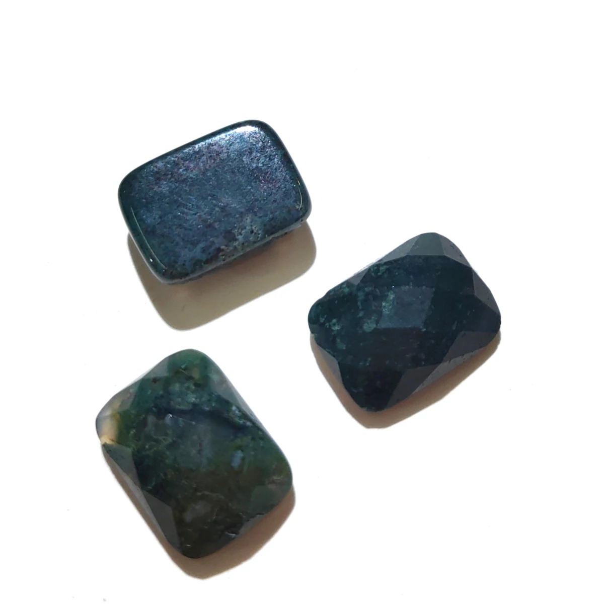 

10 PCS Section Surface India Agate Stone Cabochon No Hole for Making Jewelry Size12x16mm