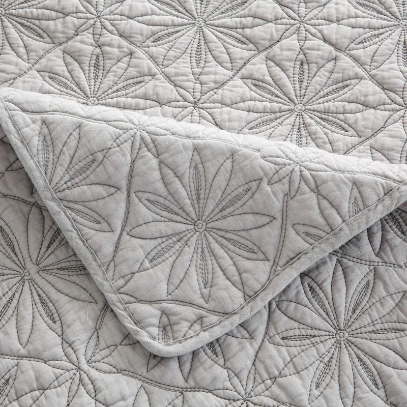 Однотонный Хлопковый чехол для дивана секционного всесезонный