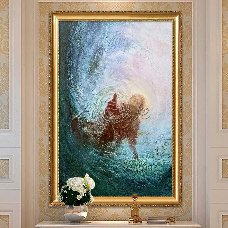 Картина на холсте с изображением Иисуса настенный постер и печать