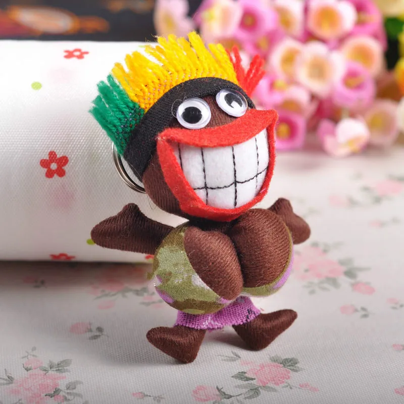 Тайский ткань ремесло куклы демон висячие украшения смешно туристский сувенир