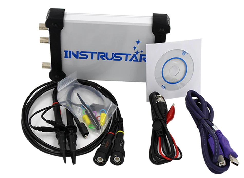 INSTRUSTAR ISDS205B ПК на основе USB/анализатор спектра/DDS/развертки/регистратор данных/цифровой осциллограф