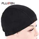 Брендовая эластичная купольная шапочка Plussign, верхняя шапочка для парика, для изготовления париков, снуд, нейлоновые сетки из шелковистого материала, удобная сетчатая шапочка