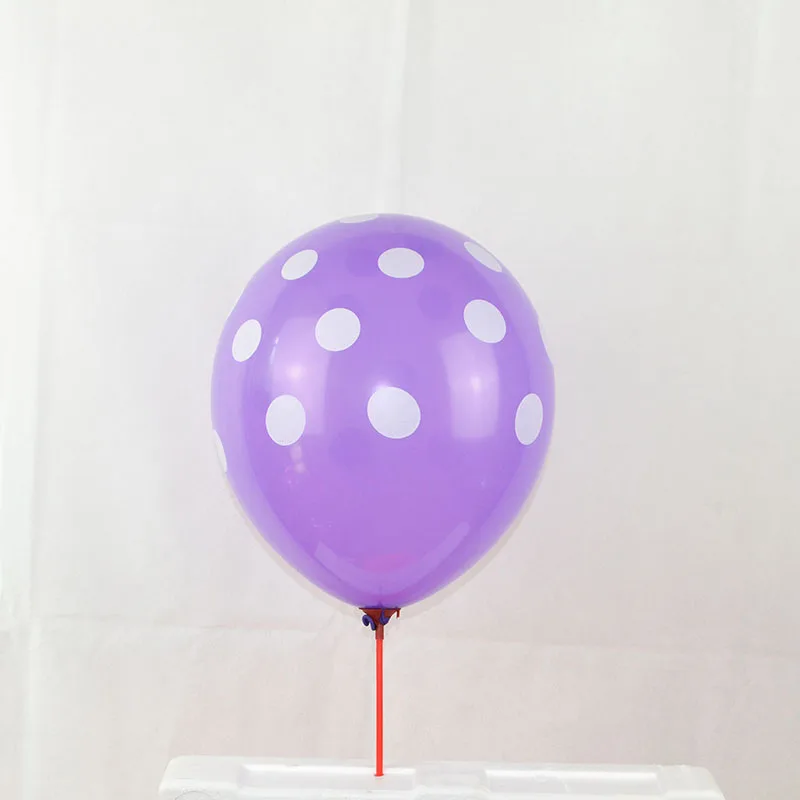 B09 purple 5/10 шт. 12 дюймов многоцветный латексных шарика в горошек для детей, День рождения Baby Shower тема вечерние Декор поставки воздушные Globos - Цвет: B09 purple