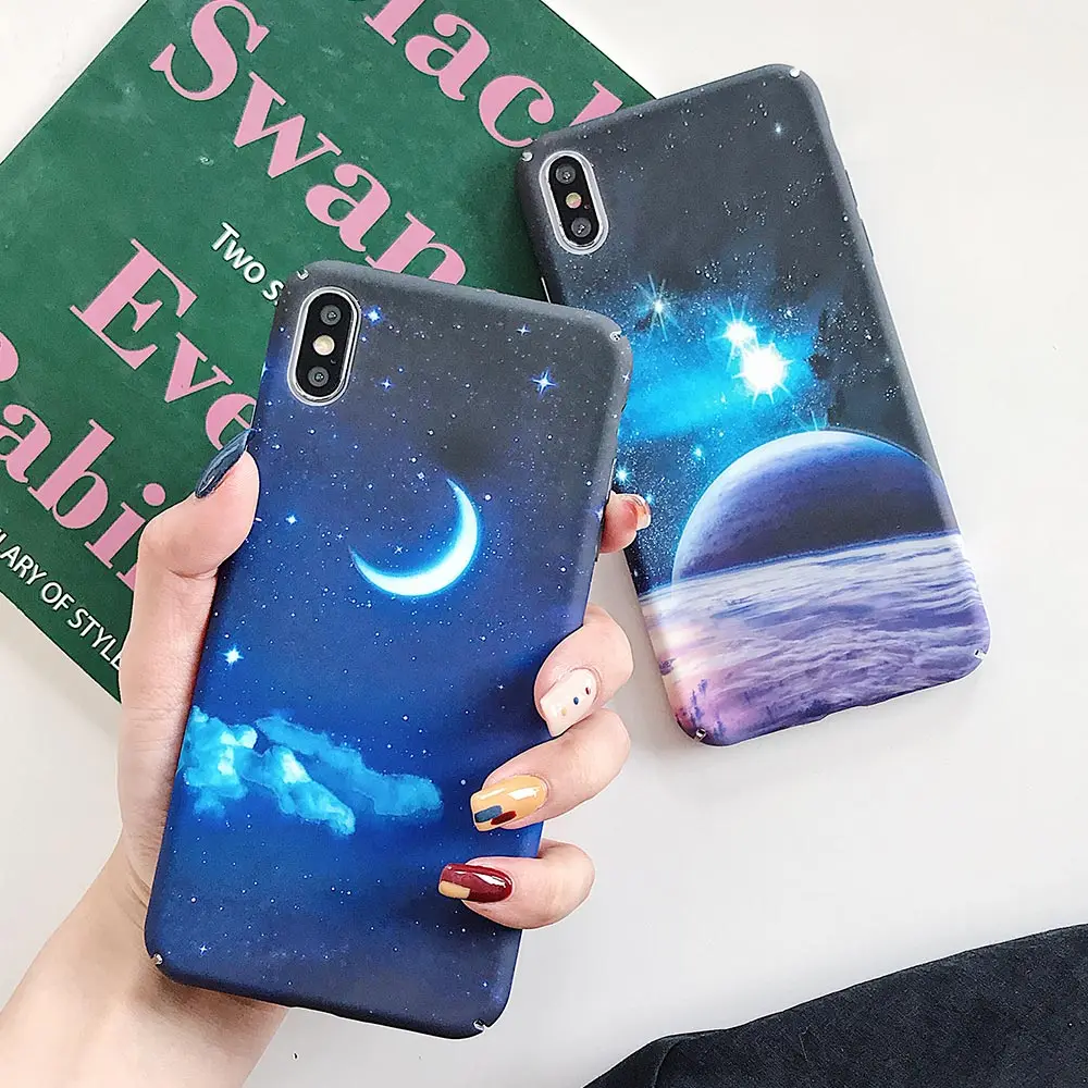 KISSCASE Синий чехол для Samsung Honor 8X S7 S8 S9 S10 Космический Чехол Y9 (2019) V20 Coque Capinhas Fundas |