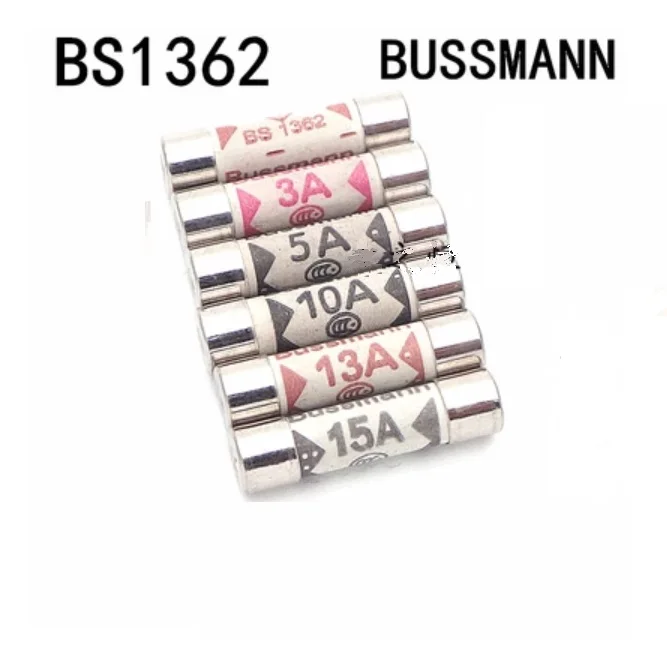 

Free shipping 50pcs British /BS1362/3A / 5A/10A/13A/15A / Sead/Ceramic fuse / 6x25