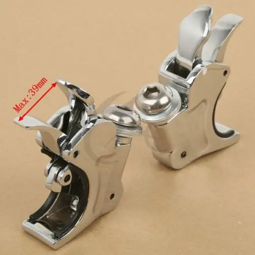 39 мм Quick Release зажимы лобового стекла для Harley Dyna накладка на Sportster 883 1200