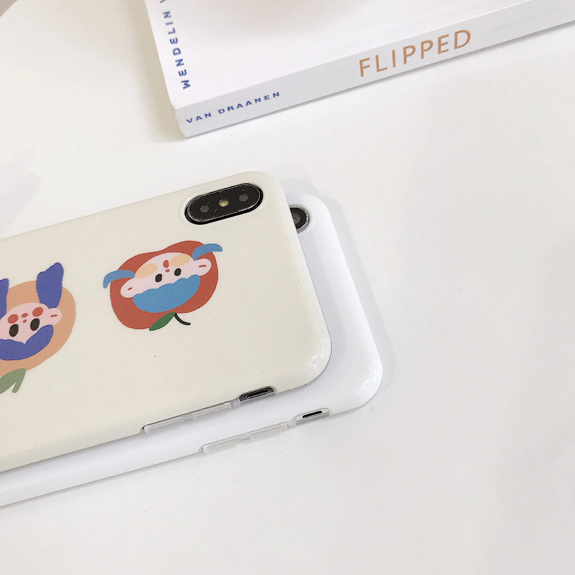 Милые Мультяшные фрукты иллюстрация корейский чехол для телефона iPhone 7 Puls 6 S 8 X Xsmax