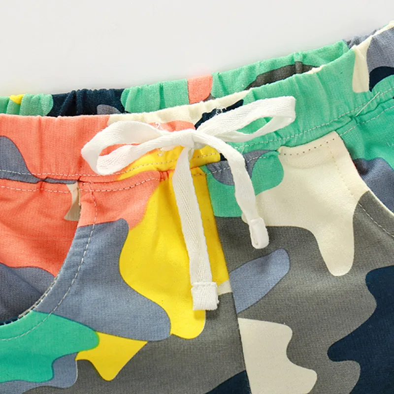 Камуфляж Лето Повседневное по колено шорты для мальчиков ясельного возраста
