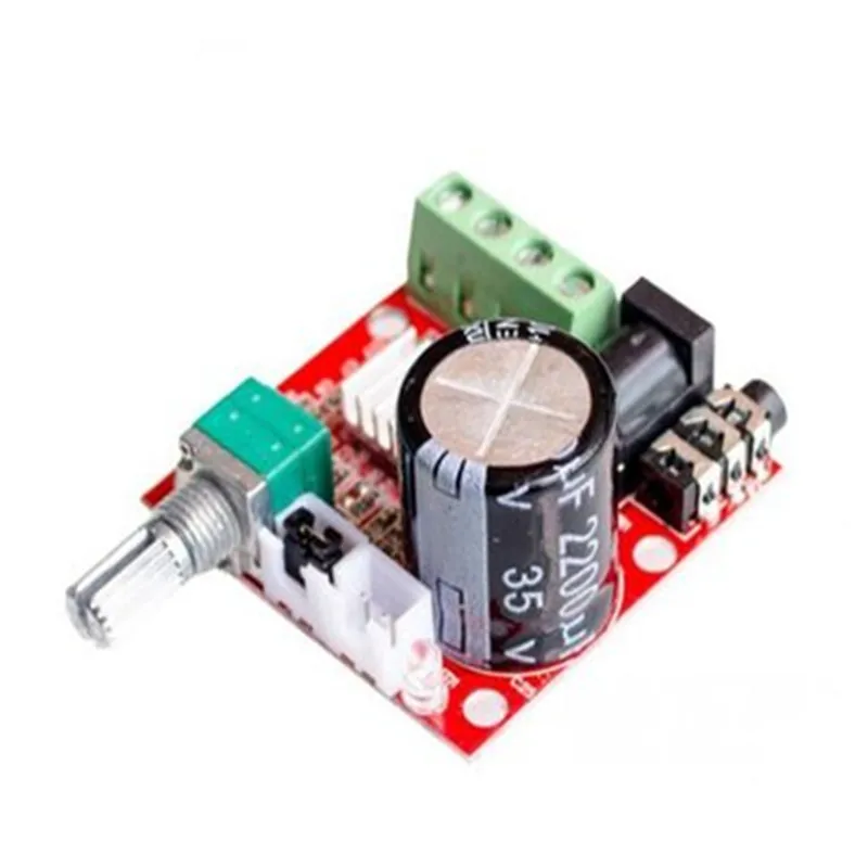 1 шт. 12В мини Hi Fi PAM8610 аудио стерео усилитель плата 2X10W двухканальный D