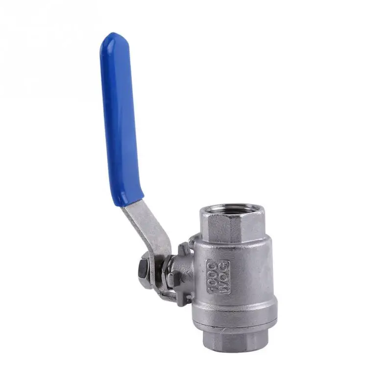 1 шт. 1/2 ''NPT два шаровых клапана 2 ходовой рычаг из нержавеющей стали SS304 WOG1000