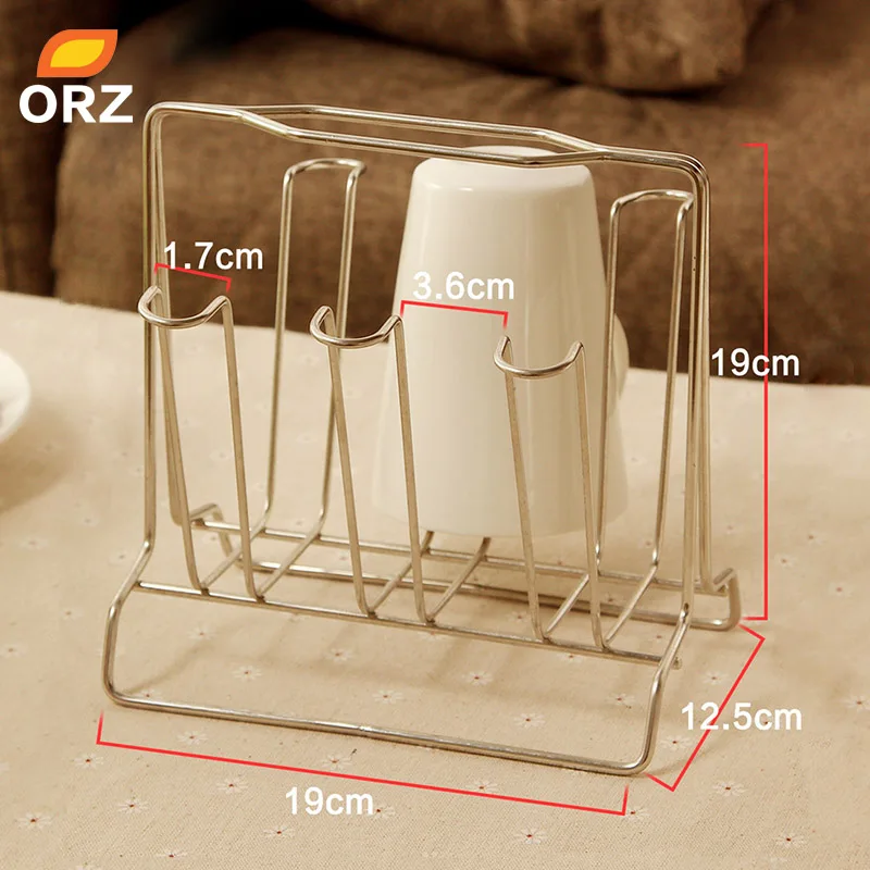 ORZ чашка кружка подставка держатель из нержавеющей стали осушитель сушильная