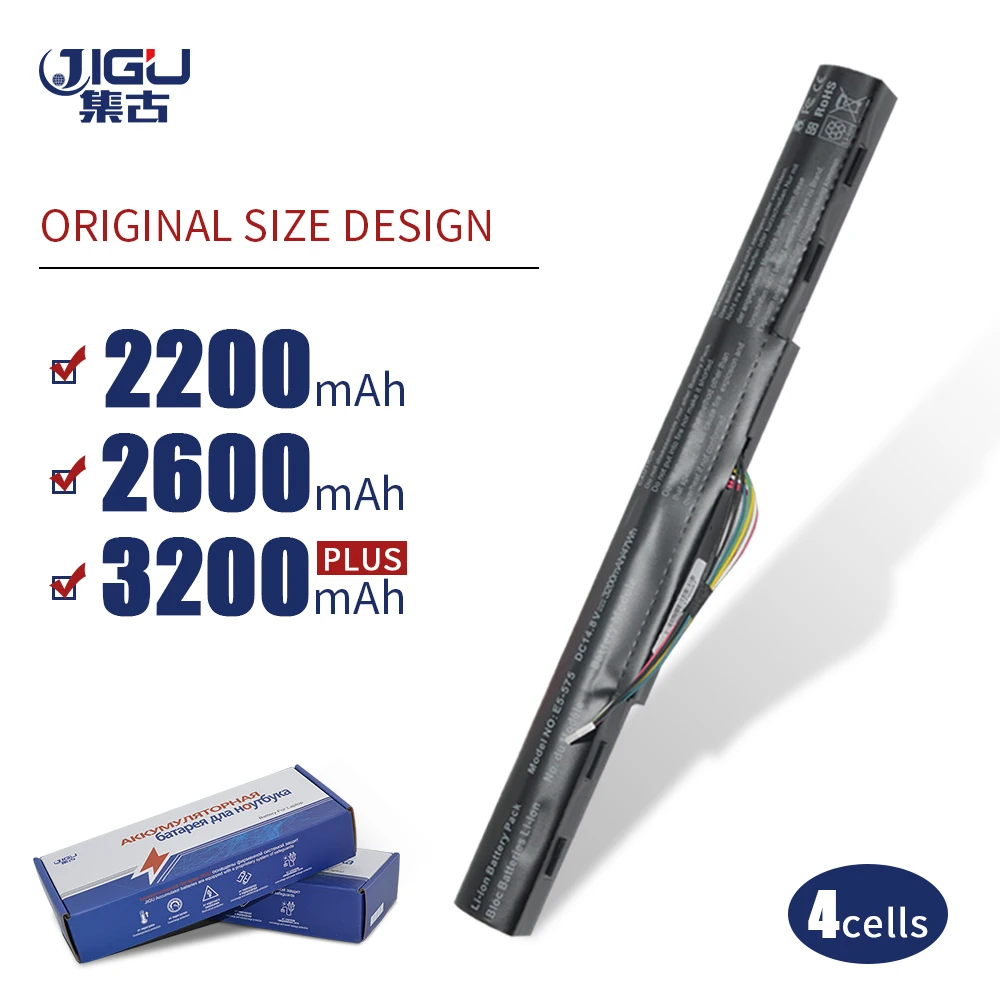 Аккумулятор JIGU AS16A7K AS16A8K для ноутбука ACER Aspire E5 575 576G TMP249 TravelMate TX40 4