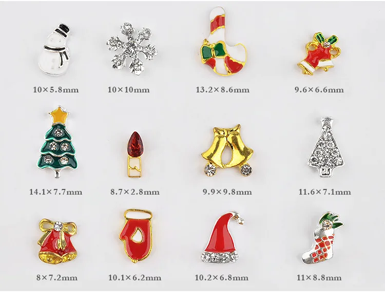 1 коробка di natale Fiocco di Neve Decorazione Del Chiodo Punte FAI DA TE Bianco полые Фетта дель чиодо пайетки искусство Ornamen