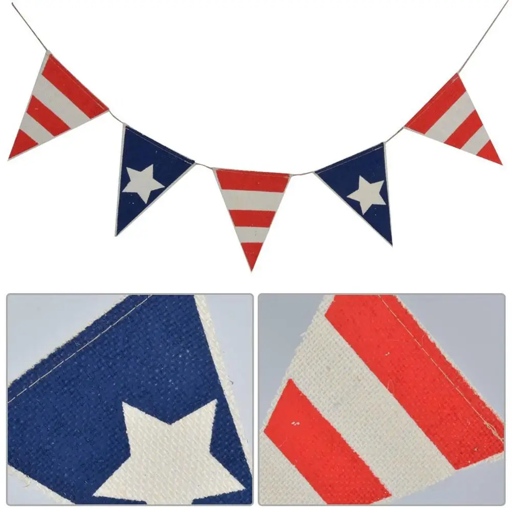 Патриотический Флаг США баннеры для флага Америки празднования Дня