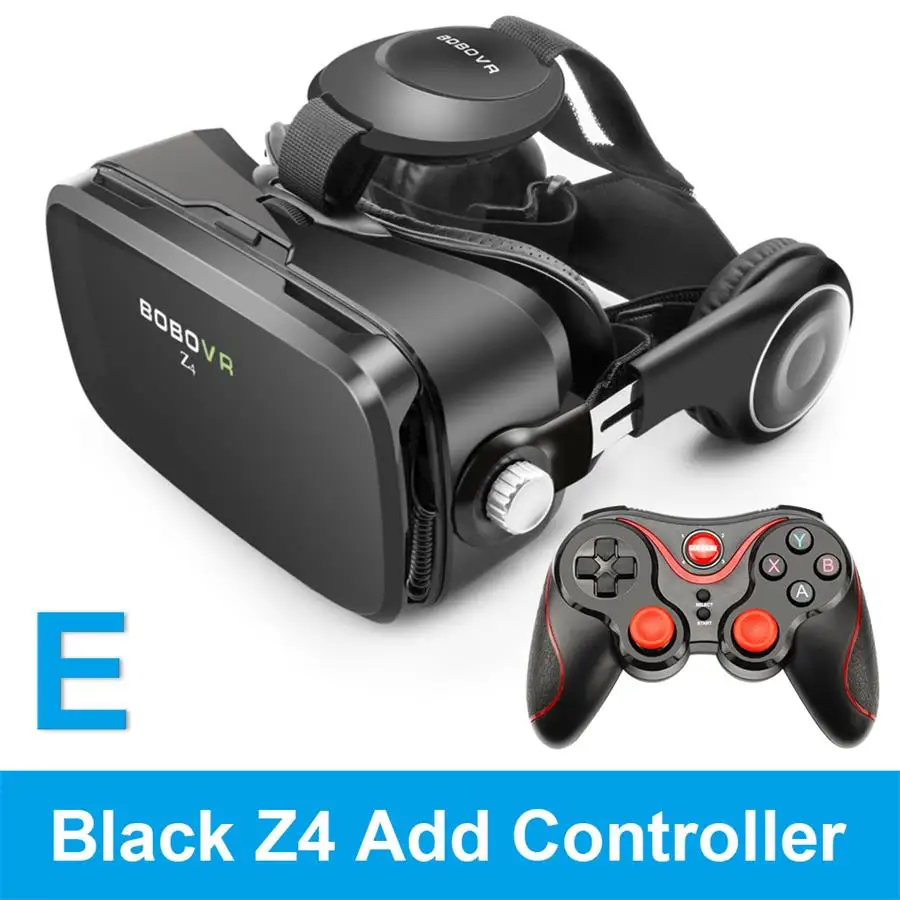 Z4-BK-S5 Очки виртуальной реальности BOBOVR Z4 мини очки виртуальной реальности VR очки 2,0 3d очки виртуальной реальности vr шлем картон bobo vr z4 VR гарнитура для 4,3-6,0 дюймовых смартфонов - Цвет: Z4-BK-S5