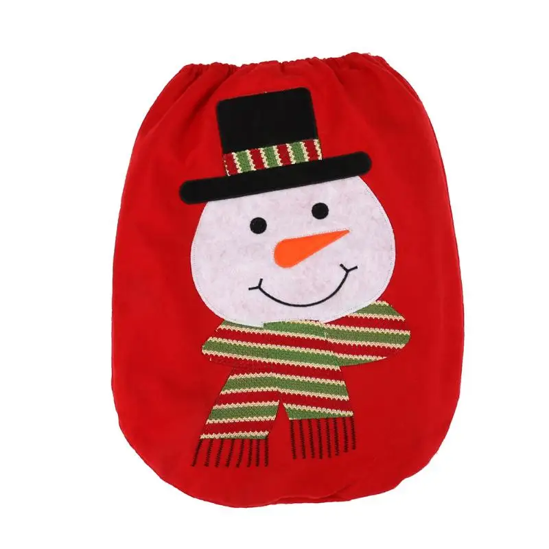 Snowman Рождественское сиденье для унитаза крышка Снеговик Санта Клаус Рождественское украшение для дома одна крышка для унитаза новогодние принадлежности - Цвет: Snowman