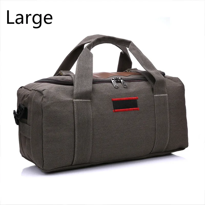 Khaki Large Новинка, вместительные мужские сумки для спортзала, сумка для тренировок, сумка для фитнеса, путешествий, спортивная сумка для спорта на открытом воздухе, Женская Холщовая Сумка для занятий йогой - Цвет: Khaki Large