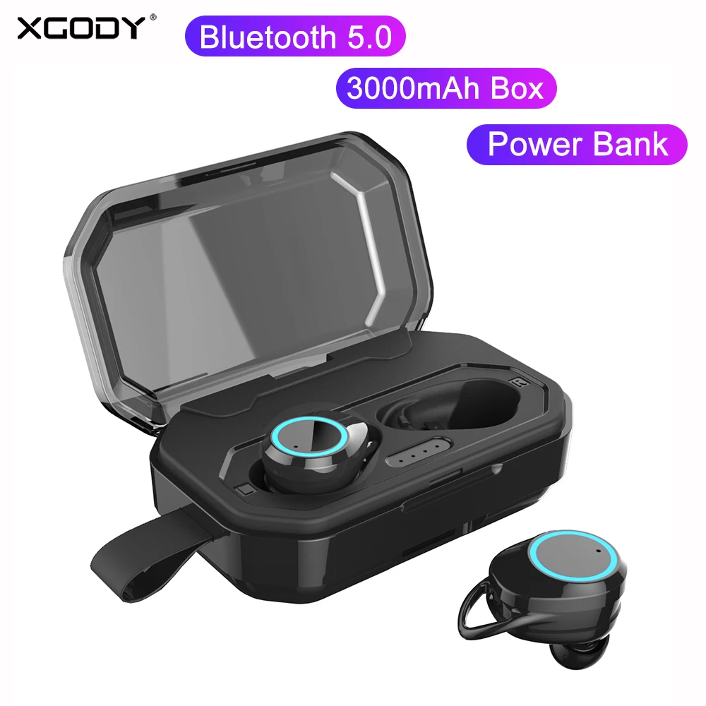 XGODY X6 TWS Bluetooth наушники 5 0 шумоподавление HIFI бас беспроводные для iphone xiaomi huawei
