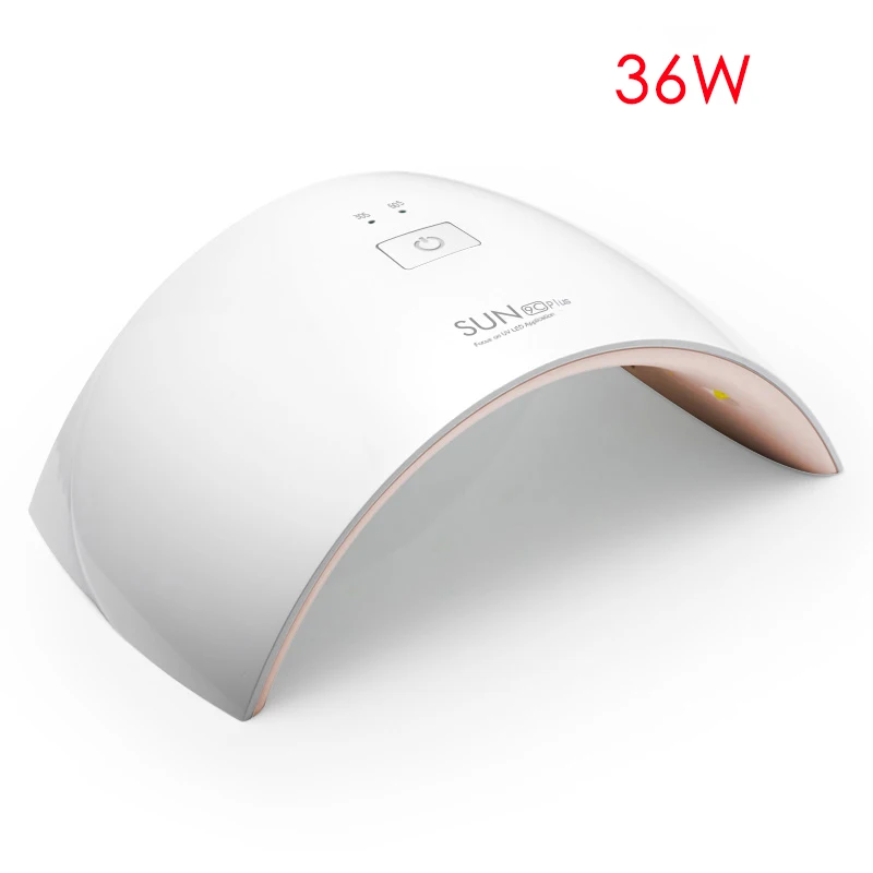 SUN UV SUN9C Plus 36 Вт Светодиодный светильник УФ-гель отверждения лампа Гель-лак сушилка машина розовый дизайн ногтей Живопись салон инструмент США Plug