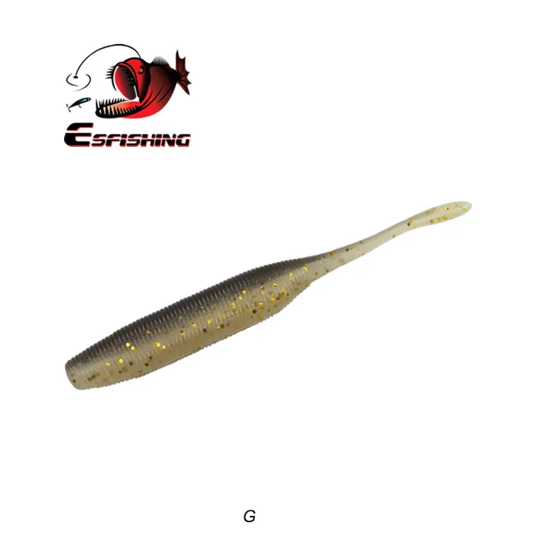 G Рыболовные приманки ESFISHING Drive Shad, 125 мм, 7,8 г, 5 шт., рыболовные приманки для ловли карпа, набор Iscas, искусственные приманки для ловли на крючок, спиннербейт - Цвет: G