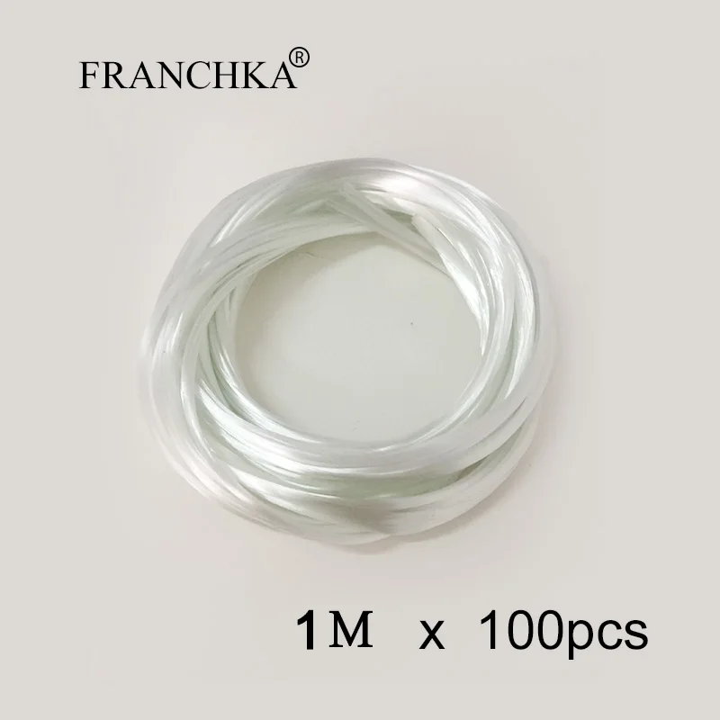 fiberglass nail 100M 100 шт. 1 м/упак. волокно стекло для наращивания ногтей Fibernails накладные волокна ногтей Шелковый набор волокно стекло гвозди для маникюрный салон - Цвет: fiberglass nail 100M