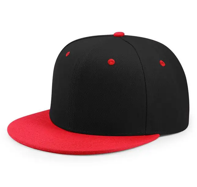 red navy С фабрики бейсбольная кепка Embroidey дети/Дети кепки в стиле хип-хоп Плоские полями Лоскутная бейсбольная кепка с индивидуальным логотипом взрослые солнцезащитные шапки для мальчика - Цвет: red navy