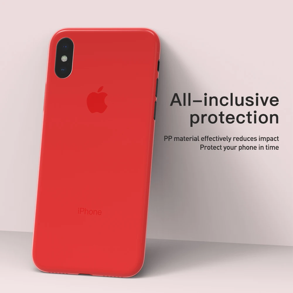 KEYSION Phone Case For iPhone Xs Max Xr X S R Xsmax Coque Ultra Thin Slim Frosted Cover iPhonexs iPhonex Fundas |